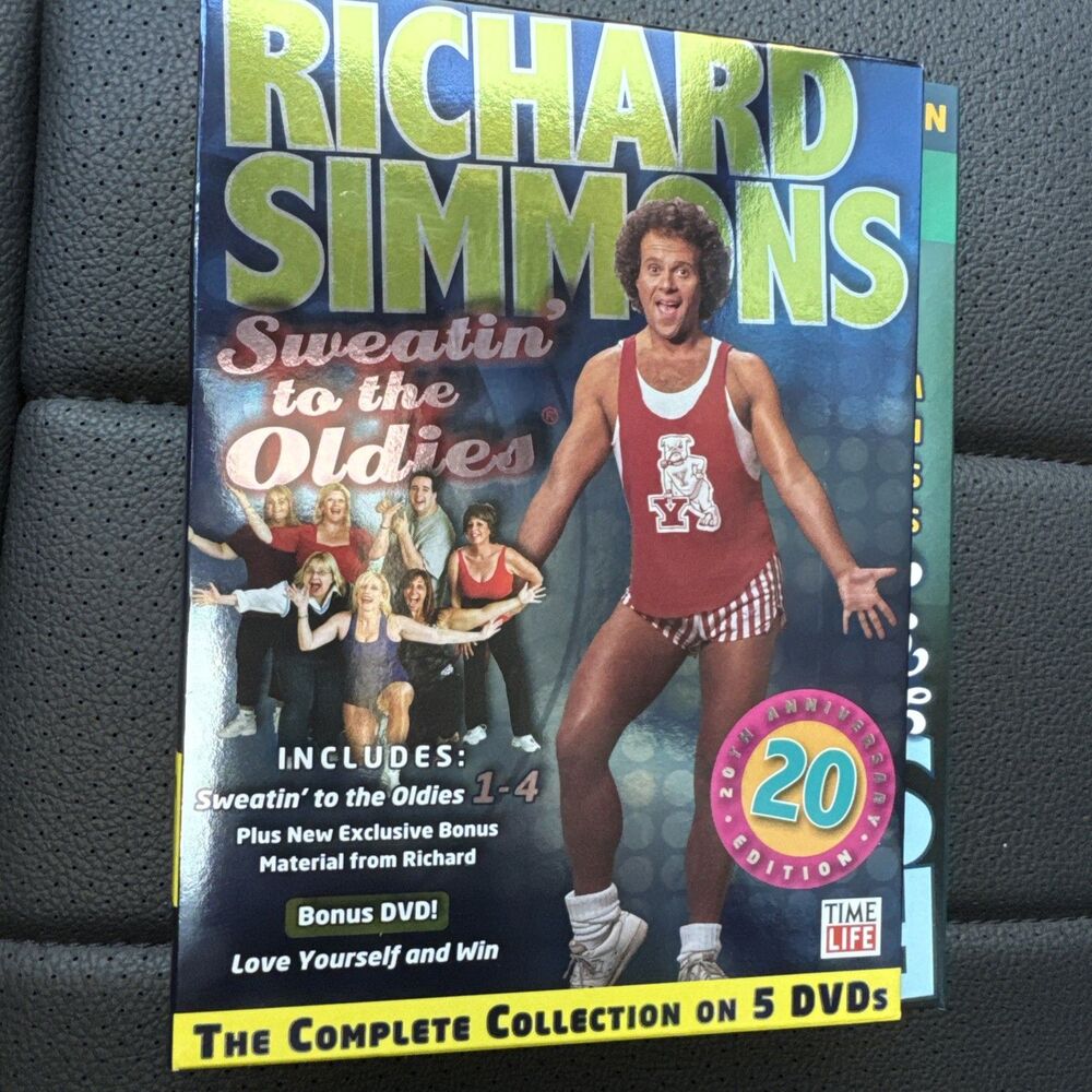 Richard Simmons Sweatin’ To The Oldies Complete Collection 5-Disc DVD Set